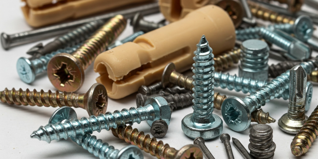 Diferencias entre tornillos, taquetes y clavos: ¿Cuál usar?