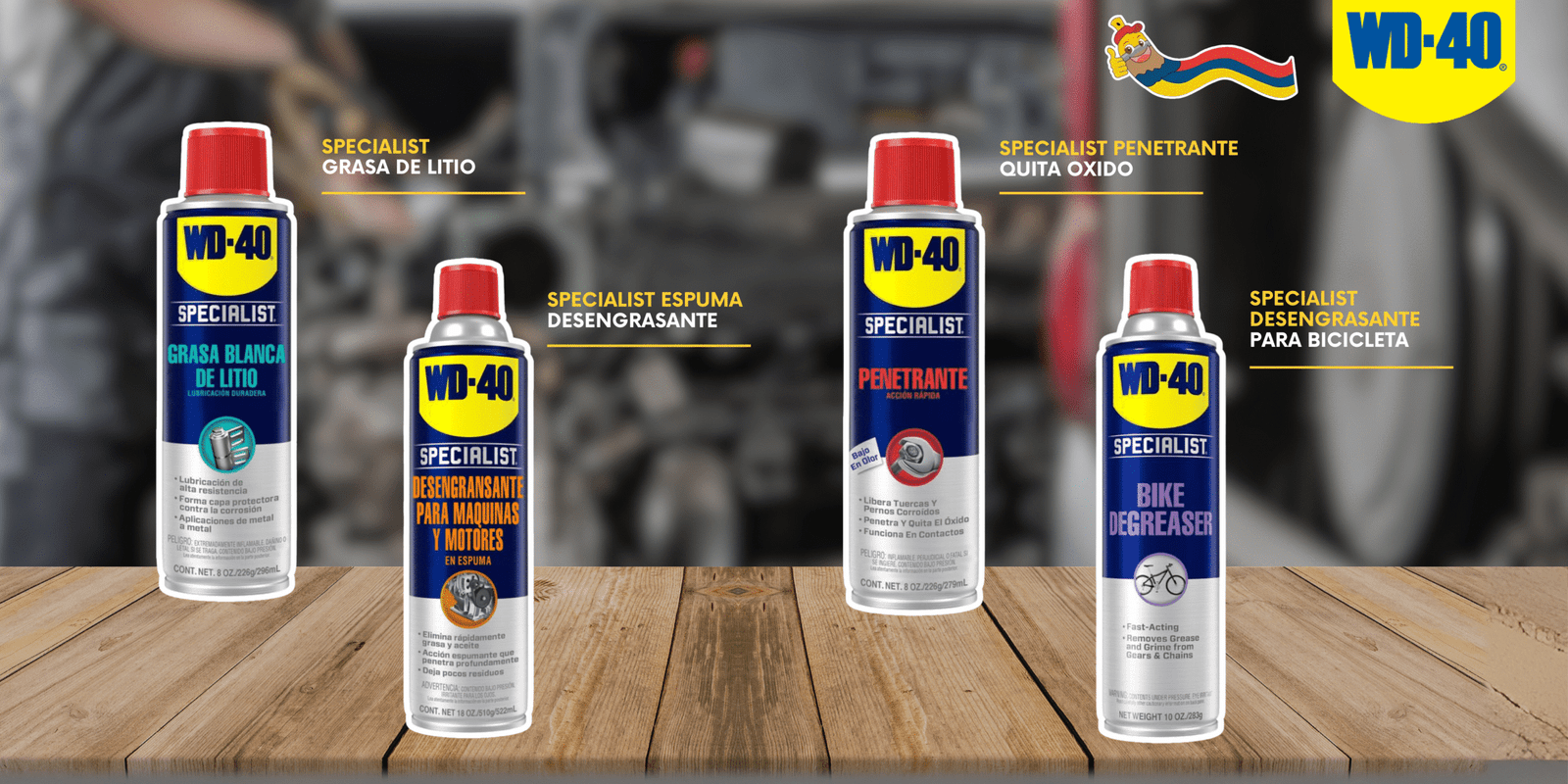 WD-40 Specialist limpieza, lubricación y protección