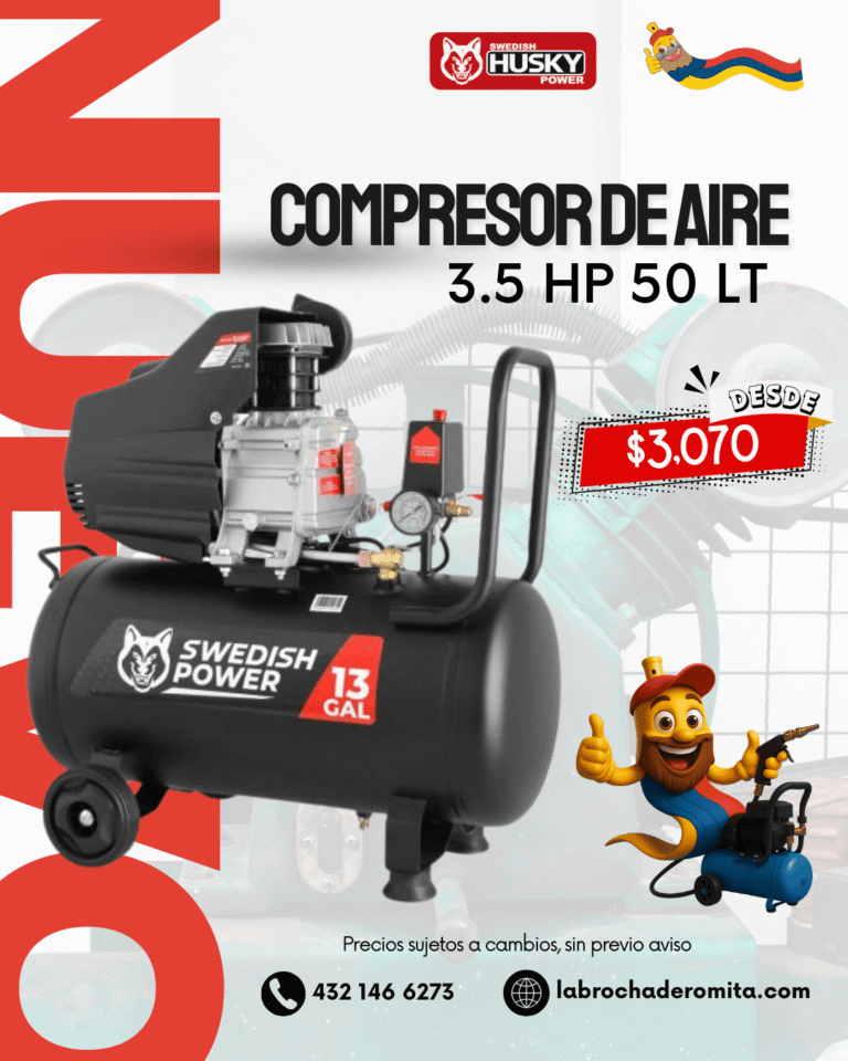 Cómo elegir el mejor compresor de aire para tu taller o casa (Guía 2025)