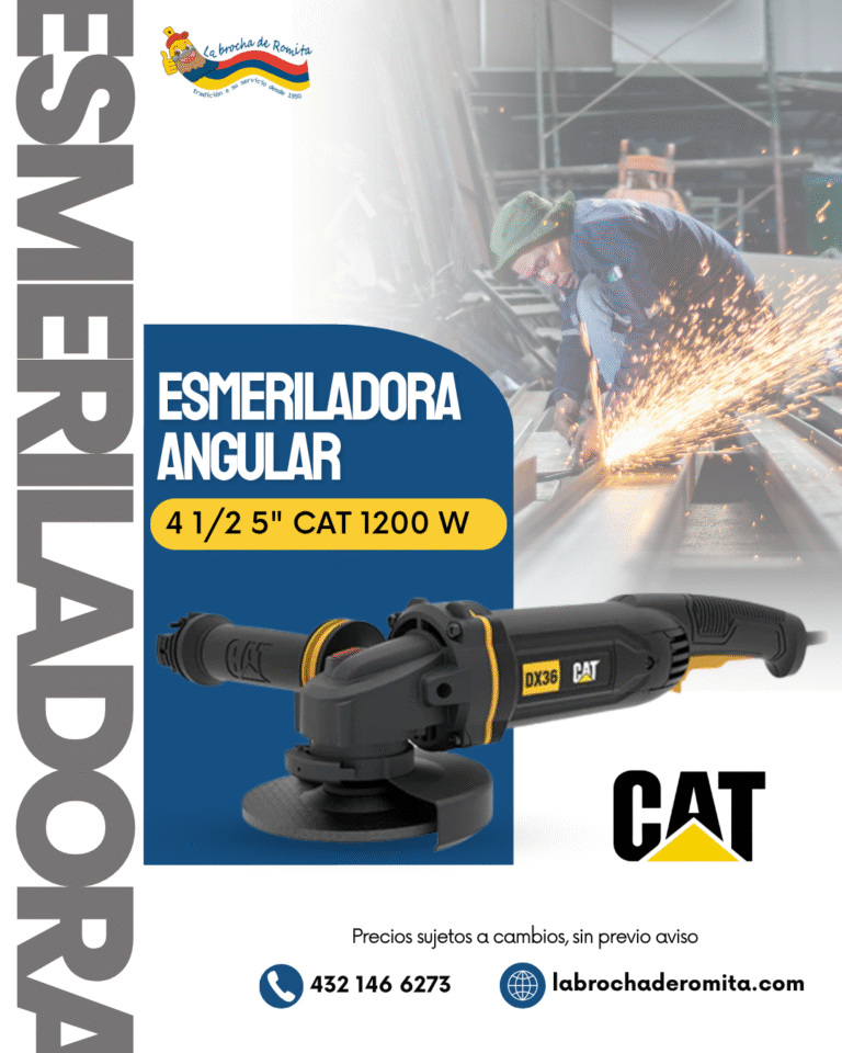 ¿Qué es una esmeriladora y cómo elegir la ideal para tu proyecto?